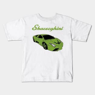 sharerghini, sharerghini merch,sharerghini Green rainbow Kids T-Shirt